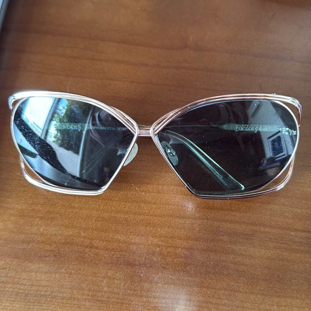 Caddis Birdcage Rose Gold Polarized Sunglasses (NEW without box)